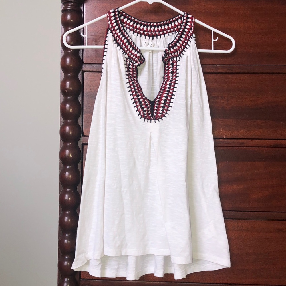 Embroidered Tank Top